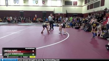 PW-15 lbs Quarterfinal - Lincoln Hurst, Little Eagles Wrestling Club vs Lincoln Robertshaw, DC Elite