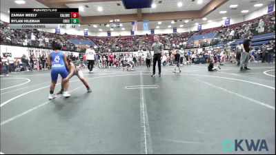 100 lbs Consolation - Zariah Meely, Carl Albert vs Rylan Hileman, Choctaw Ironman