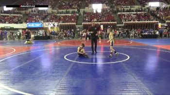 66 lbs Cons. Round 2 - Gage Cairns, Augusta Elk vs James Stevens, Mine Yard Dogs Wrestling Club