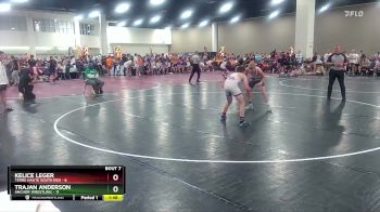 126 lbs Semis & 1st Wrestleback (8 Team) - Kelice Leger, Terre Haute South Red vs Trajan Anderson, Anchor Wrestling