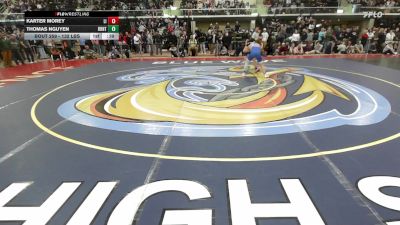132 lbs Consi Of 16 #2 - Karter Morey, Lyndon vs Thomas Nguyen, Braintree