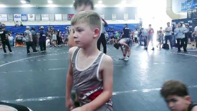 126 lbs Round 2 - Anderson Dickenson, Trinity Top Team vs London Kyle, Mighty Warrior