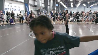 98 lbs Round 3 (12pm Friday) - London Powell, Misfits vs Liliana Royster, Lady Rangers