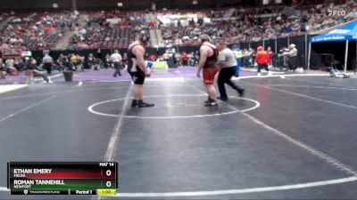 285 lbs Cons. Round 2 - Ethan Emery, Melba vs Roman Tannehill, Newport