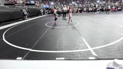 66.2-69 lbs Rr Rnd 1 - Nyliah Dinkel, Russell Wrestling Club vs Chloe Meiners, Rough Riders Wrestling