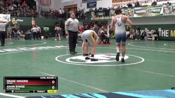 165 lbs Cons. Round 2 - Gavin Range, Olmsted Falls vs Drake Wiggins, Solon