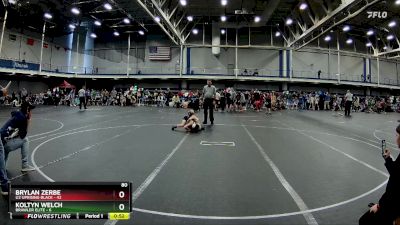 80 lbs Round 1 (10 Team) - Koltyn Welch, Brawler Elite vs Brylan Zerbe, U2 Uprising Black