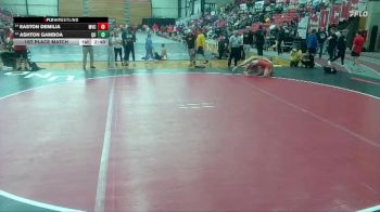 133 lbs 1st Place Match - Ashton Gamboa, Quincy vs Easton DeMilia, Missouri Valley