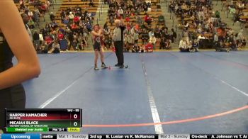 95 lbs Round 2 - Harper Hamacher, MN Elite vs Micaiah Black, Victory School Of Wrestling