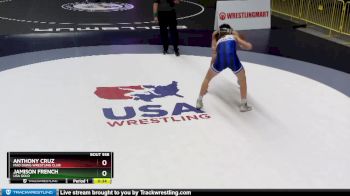 126 lbs Cons. Semi - Jamison French, USA Gold vs Anthony Cruz, Mad Dawg Wrestling Club