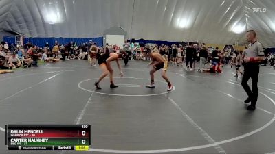 130 lbs Round 3 (8 Team) - Carter Haughey, Silo WC vs Dalin Mendell, Warrior RTC