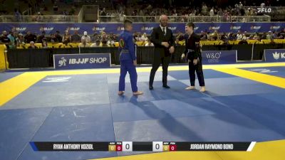 Jordan Raymond Bond vs Ryan Anthony Koziol 2026 Pan Kids Jiu-Jitsu IBJJF Championship