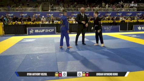 Jordan Raymond Bond vs Ryan Anthony Koziol 2026 Pan Kids Jiu-Jitsu IBJJF Championship