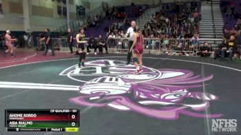 101 lbs 7th Place Match - Ahome Sordo, Paramount vs Asia Rialmo, Yucca Valley