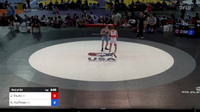 106 lbs Rnd Of 64 - Jason Foutz, PA vs Kaden Huffman, AR