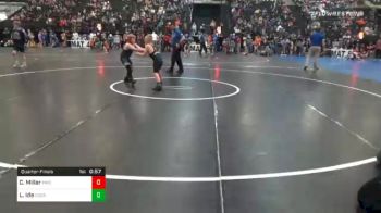 98 lbs Quarterfinal - Crosby Miller, Pikes Peak Warriors vs Landry Ide, Cozad Youth Wrestling