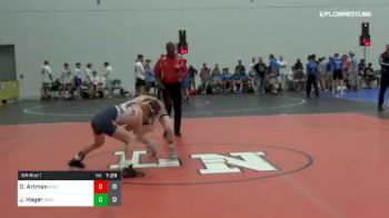 106 lbs Rr Rnd 1 - Dominic Artman, Ohio Lightning vs Johnny Hager, Sons Of Buxton