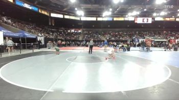 110 lbs Champ. Round 2 - Tommy Stone, Eagle vs Joanna Lewis, Owyhee