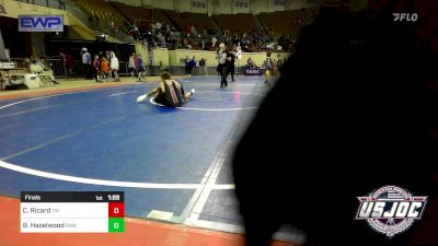 120 lbs Final - Case Ricard, Tuttle Wrestling vs Beau Hazelwood, Raw Wrestling Club