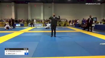 MELISSA STRICKER CUETO vs ELISABETH ANN CLAY 2021 American National IBJJF Jiu-Jitsu Championship