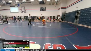 114 lbs Round 5 - Megan Edwards, Rockwall (Girls) vs Alina Hopkins, Katy (Girls)