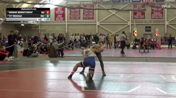 141 lbs Quarterfinal - Bobur Berdiyorov, New England College vs Ty Trickle, Trinity (CT)