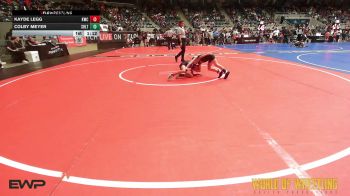 52 lbs Round Of 32 - Kayde Legg, Keystone Wrestling Club vs Colby Meyer, Sebolt Wrestling Academy
