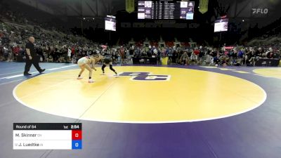 110 lbs Round Of 64 - Mia Skinner, OH vs Jasmine Luedtke, IA