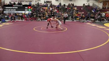 110 lbs 3rd Place Match - Chloe Skiles, Roxana HS vs Addison Morse, Bixby