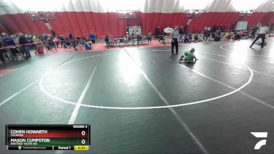 55-56 lbs Round 3 - Cohen Howarth, Coleman vs Mason Cumpston, Panther Youth WC