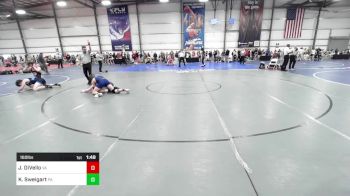 160 lbs Round Of 64 - Joseph DiVello, VA vs Kaleb Sweigart, PA