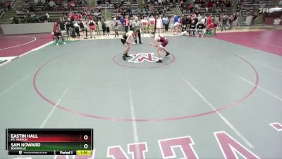 190 lbs Semifinal - Eastin Hall, Mt. Vernon vs Sam Howard, Boonville