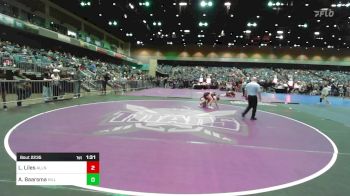 138 lbs Quarterfinal - Laylla Liles, Allen vs Aleia Baarsma, Hillcrest