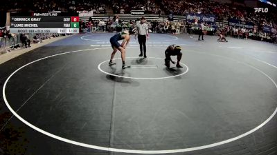 D 2 150 lbs Cons. Round 2 - Luke Michel, Prairieville vs Derrick Gray, Scotlandville