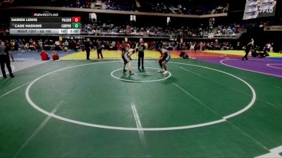 5A 190 lbs Quarterfinal - Cade Haskins, Cedar Park vs Darien Lewis, Amarillo Palo Duro