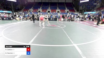 190 lbs Cons 16 #2 - Rebecca Oetken, WY vs Brooklyn Newton, OH