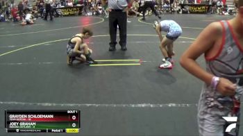 56 lbs Round 1 (6 Team) - Grayden Schloemann, Team Gotcha vs Joey Graham, Indiana Outlaws