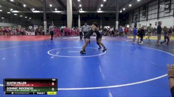 165 lbs Semis & 1st Wb (8 Team) - AUSTIN MILLER, MAT RATS WRESTLING CLUB vs Dominic Inocencio, MOORE COUNTY BRAWLERS - SILVER