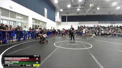 132 lbs Cons. Round 5 - Maddox Bunchamroeun, Bear Wrestling Academy vs Mekhi Yanthis, Los Alamitos