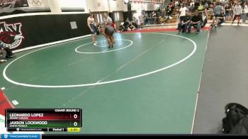 182 lbs Champ. Round 2 - Jaxson Lockwood, Santa Monica vs Leonardo Lopez, Desert Mirage