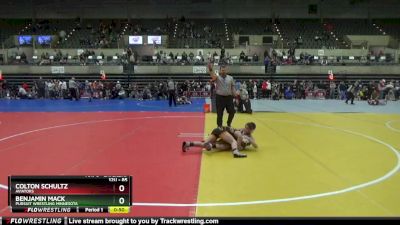 85 lbs Cons. Round 3 - Benjamin Mack, Pursuit Wrestling Minnesota vs Colton Schultz, Aviators