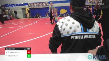 45 lbs Consi Of 8 #1 - Makari Stephenson, Pitbull Wrestling Academy vs Nashoba Shepherd, Berryhill Wrestling Club