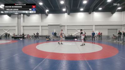 138 lbs 5th Place Match - Colton Schmiesing vs Kellan Lukas, Rogue Wrestling Academy
