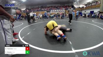 130 lbs Semifinal - Allison Hatcher, Midwest City Bombers Youth Wrestling Club vs Cooper Nicely, Tecumseh Youth Wrestling