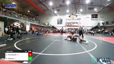 155-170 lbs Semifinal - CJ Poindexter, Sallisaw Takedown Club vs Anthony Adame, Sallisaw Takedown Club