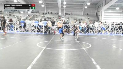 126 lbs Rr Rnd 3 - Jamiel Castleberry, Illinois Menace - HSB vs Liam Seeley, Buffalo Valley Blue - HSB