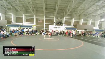 74 lbs Champ Round 1 (16 Team) - Kaze Carter, Utah Black vs Cael Marcotte, West Coast Elite
