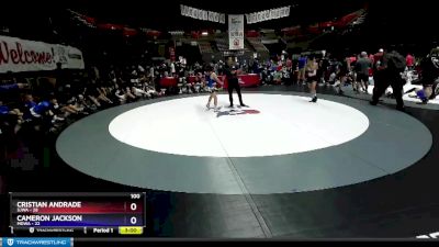 100 lbs Placement Matches (16 Team) - Cristian Andrade, SJWA vs Cameron Jackson, MDWA