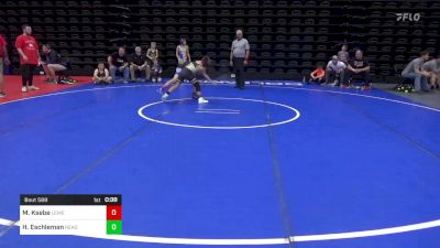 85 lbs Quarterfinal - Malec Ksebe, Lewes, DE vs Harper Eschleman, Reading, PA