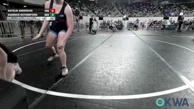 117 lbs Consi Of 8 #2 - Katelin Anderson, Prime Wrestling vs Kadence Rutherford, Grove Takedown Club